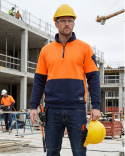 350 Hi Vis Trade Zipped Fleece